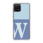スリムプロテクションケース［ オリジナル - initial two tone - W blue ］