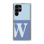 スリムプロテクションケース［ オリジナル - initial two tone - W blue ］
