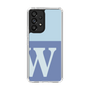 スリムプロテクションケース［ オリジナル - initial two tone - W blue ］