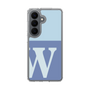 スリムプロテクションケース［ オリジナル - initial two tone - W blue ］