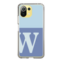 スリムプロテクションケース［ オリジナル - initial two tone - W blue ］
