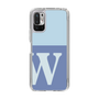 スリムプロテクションケース［ オリジナル - initial two tone - W blue ］
