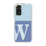 スリムプロテクションケース［ オリジナル - initial two tone - W blue ］
