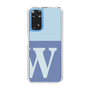 スリムプロテクションケース［ オリジナル - initial two tone - W blue ］