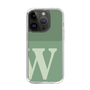 スリムプロテクションケース［ オリジナル - initial two tone - W green ］