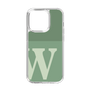 スリムプロテクションケース［ オリジナル - initial two tone - W green ］
