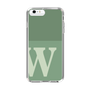 スリムプロテクションケース［ オリジナル - initial two tone - W green ］