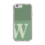 スリムプロテクションケース［ オリジナル - initial two tone - W green ］