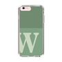 スリムプロテクションケース［ オリジナル - initial two tone - W green ］