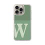スリムプロテクションケース［ オリジナル - initial two tone - W green ］