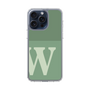 スリムプロテクションケース［ オリジナル - initial two tone - W green ］