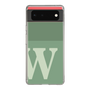 スリムプロテクションケース［ オリジナル - initial two tone - W green ］