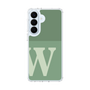 スリムプロテクションケース［ オリジナル - initial two tone - W green ］