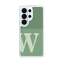 スリムプロテクションケース［ オリジナル - initial two tone - W green ］