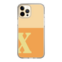 スリムプロテクションケース［ オリジナル - initial two tone - X orange ］
