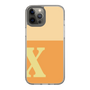 スリムプロテクションケース［ オリジナル - initial two tone - X orange ］