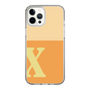 スリムプロテクションケース［ オリジナル - initial two tone - X orange ］
