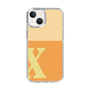 スリムプロテクションケース［ オリジナル - initial two tone - X orange ］