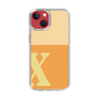 スリムプロテクションケース［ オリジナル - initial two tone - X orange ］