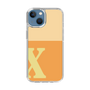 スリムプロテクションケース［ オリジナル - initial two tone - X orange ］