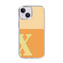 スリムプロテクションケース［ オリジナル - initial two tone - X orange ］