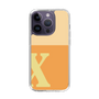 スリムプロテクションケース［ オリジナル - initial two tone - X orange ］