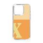 スリムプロテクションケース［ オリジナル - initial two tone - X orange ］