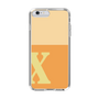 スリムプロテクションケース［ オリジナル - initial two tone - X orange ］