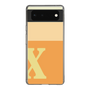 スリムプロテクションケース［ オリジナル - initial two tone - X orange ］