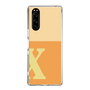 スリムプロテクションケース［ オリジナル - initial two tone - X orange ］