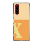 スリムプロテクションケース［ オリジナル - initial two tone - X orange ］