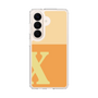 スリムプロテクションケース［ オリジナル - initial two tone - X orange ］