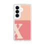 スリムプロテクションケース［ オリジナル - initial two tone - X pink ］