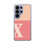 スリムプロテクションケース［ オリジナル - initial two tone - X pink ］