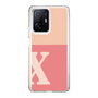 スリムプロテクションケース［ オリジナル - initial two tone - X pink ］