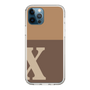 スリムプロテクションケース［ オリジナル - initial two tone - X brown ］