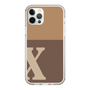 スリムプロテクションケース［ オリジナル - initial two tone - X brown ］