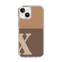 スリムプロテクションケース［ オリジナル - initial two tone - X brown ］
