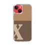 スリムプロテクションケース［ オリジナル - initial two tone - X brown ］