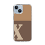 スリムプロテクションケース［ オリジナル - initial two tone - X brown ］