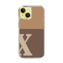 スリムプロテクションケース［ オリジナル - initial two tone - X brown ］