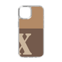 スリムプロテクションケース［ オリジナル - initial two tone - X brown ］
