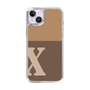スリムプロテクションケース［ オリジナル - initial two tone - X brown ］