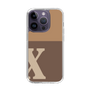 スリムプロテクションケース［ オリジナル - initial two tone - X brown ］