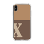 スリムプロテクションケース［ オリジナル - initial two tone - X brown ］