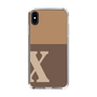スリムプロテクションケース［ オリジナル - initial two tone - X brown ］