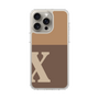スリムプロテクションケース［ オリジナル - initial two tone - X brown ］