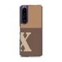 スリムプロテクションケース［ オリジナル - initial two tone - X brown ］
