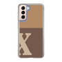スリムプロテクションケース［ オリジナル - initial two tone - X brown ］