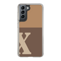 スリムプロテクションケース［ オリジナル - initial two tone - X brown ］
